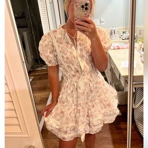 Amable by Mable Lennon Mini Ruffle Tier Dress